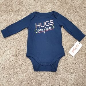 Brand New Cat & Jack Baby Long Sleeve Bodysuit